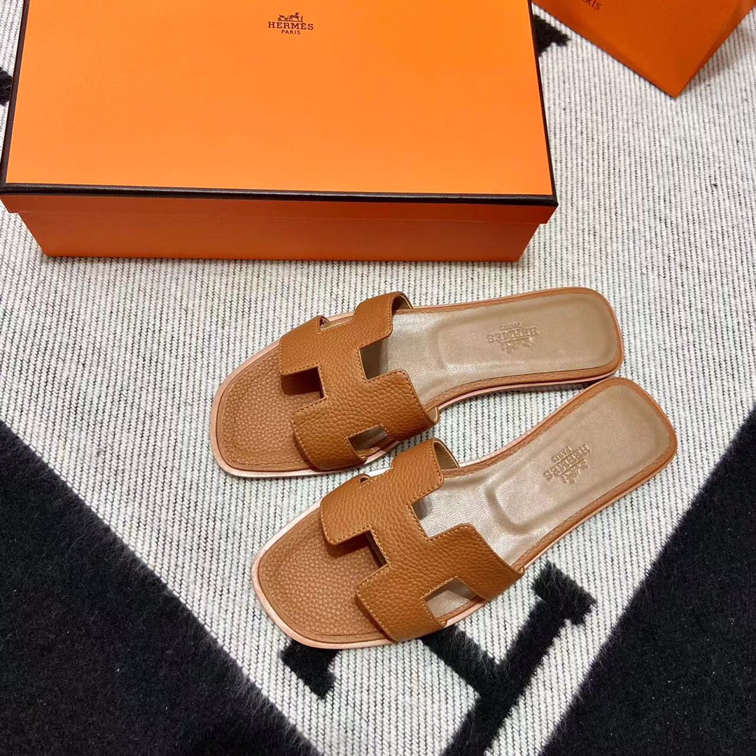 에르메스 올수공 오란 슬리퍼 샌들 토고 39